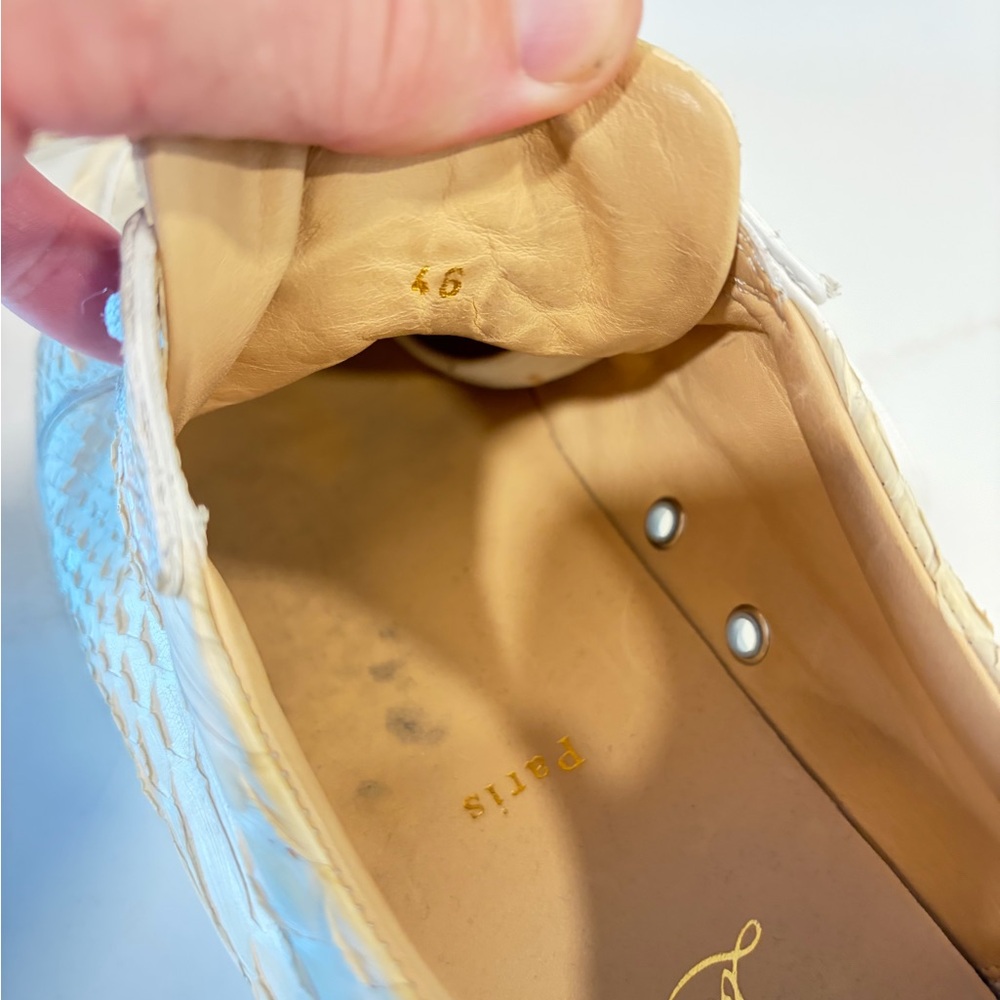 Christian Louboutin Python skin size 13US 12UK - Picture 3 of 7